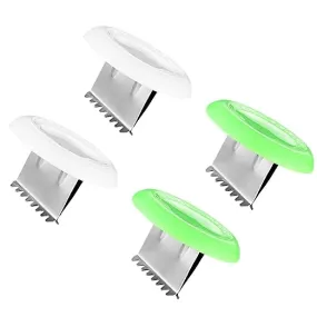 1 Pc Manual Chicken Cutter Holder Cutting Aids Stainless Steel Poultry Bone Cutter Meat Cleaver Dicing Aid Tool Hand Protector Kitchen Gadget - White X2294691