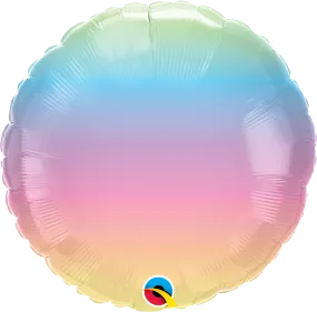 18" Pastel Ombre Balloon