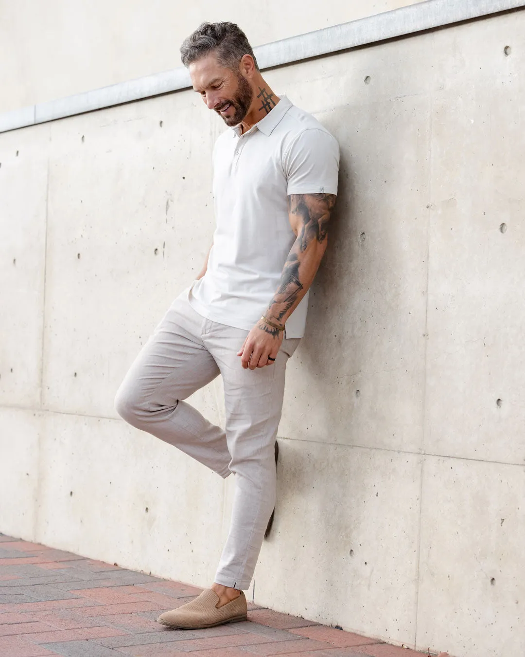 Addison Jersey Knit Fitted Polo [Lightweight]