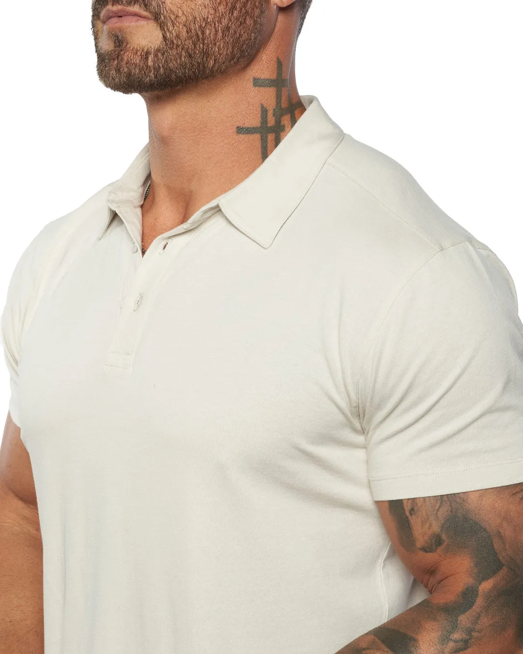 Addison Jersey Knit Fitted Polo [Lightweight]
