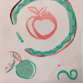 Apple On A Plate