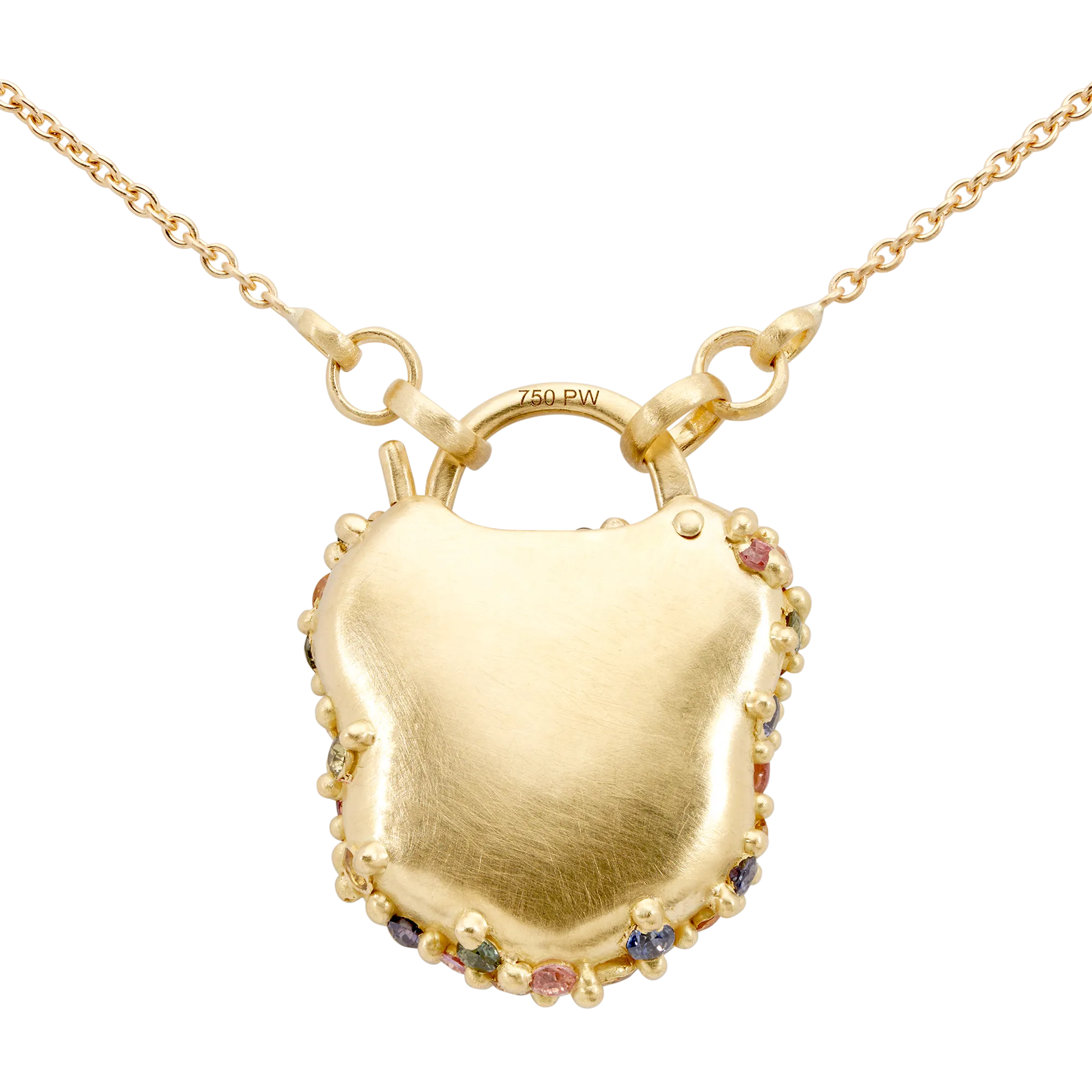 Blossom Crush River Dornano Padlock Necklace - 11283