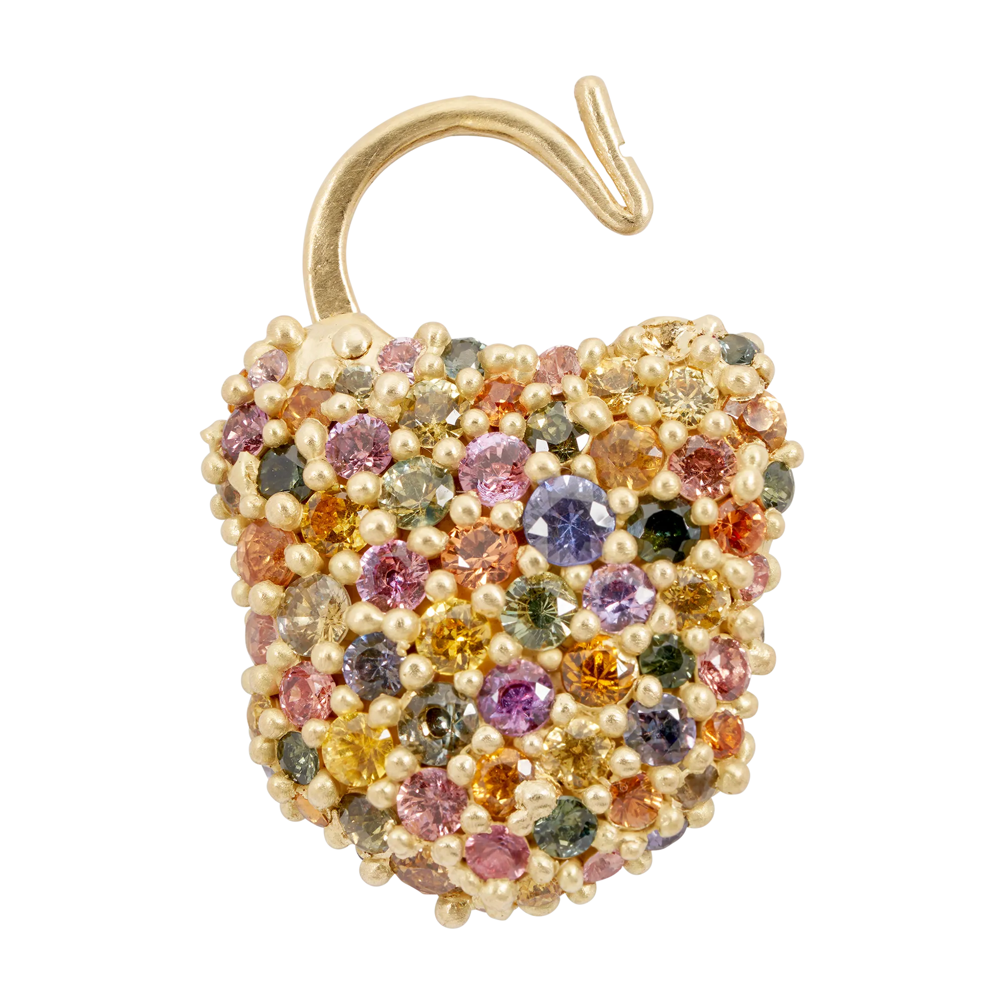 Blossom Crush River Dornano Padlock Necklace - 11283