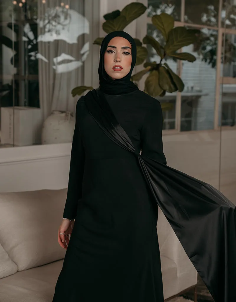 Escape Kalina Satin Drape Dress