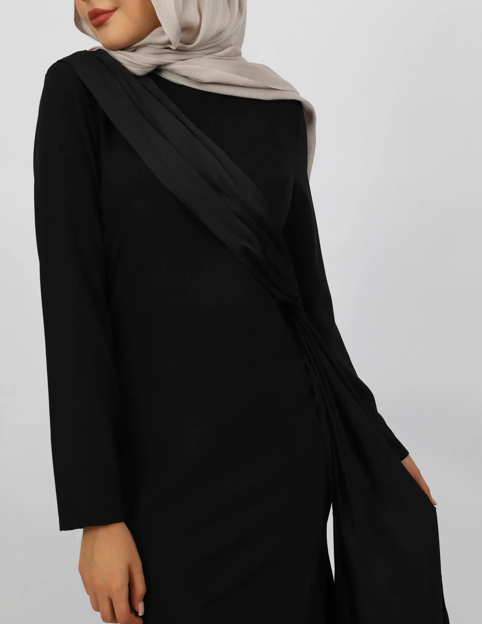 Escape Kalina Satin Drape Dress