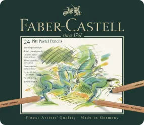 Faber-Castell Color Pencil Pitt Pastel Tin of 24