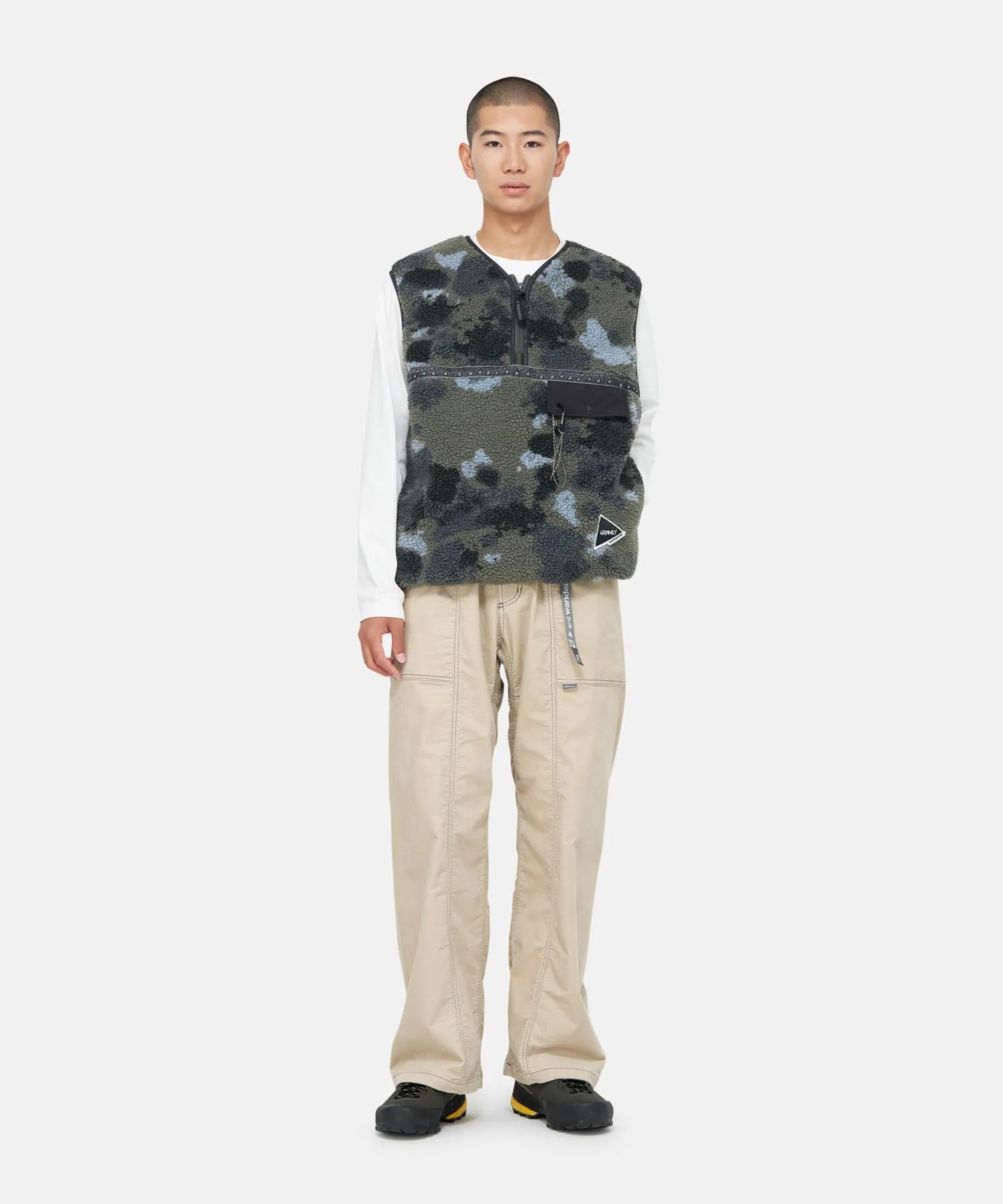 Gramicci x and wander JQ Tape Fleece Vest