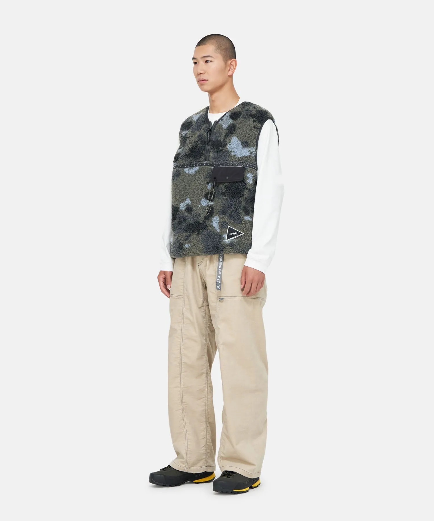 Gramicci x and wander JQ Tape Fleece Vest