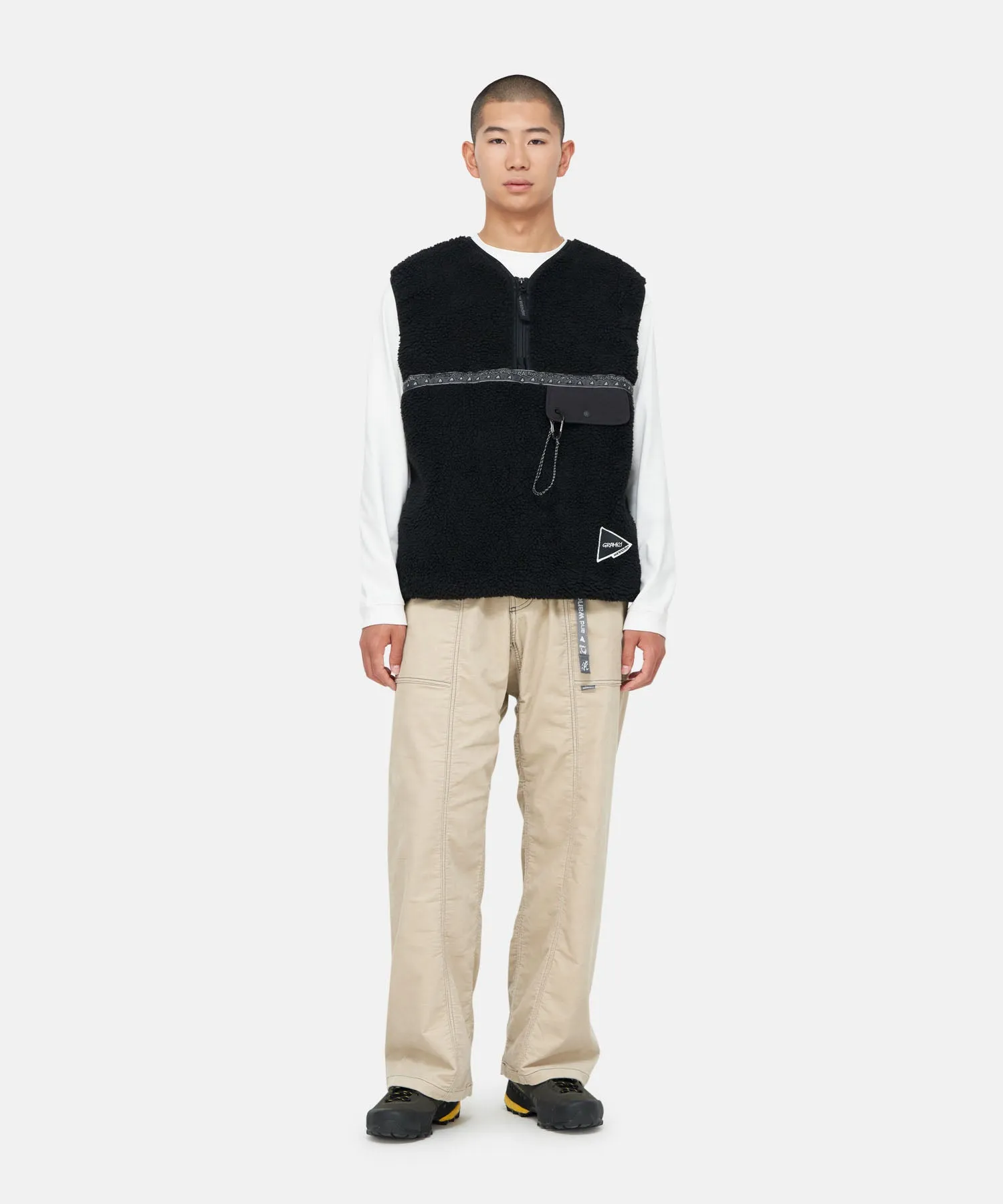 Gramicci x and wander JQ Tape Fleece Vest