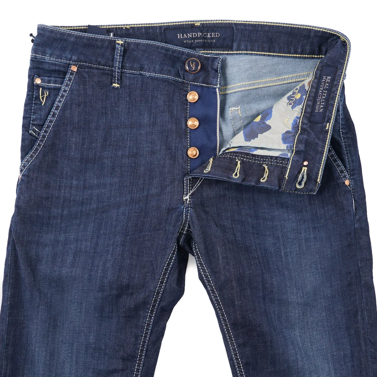 Handpicked Slim-Fit Lightweight Jeans