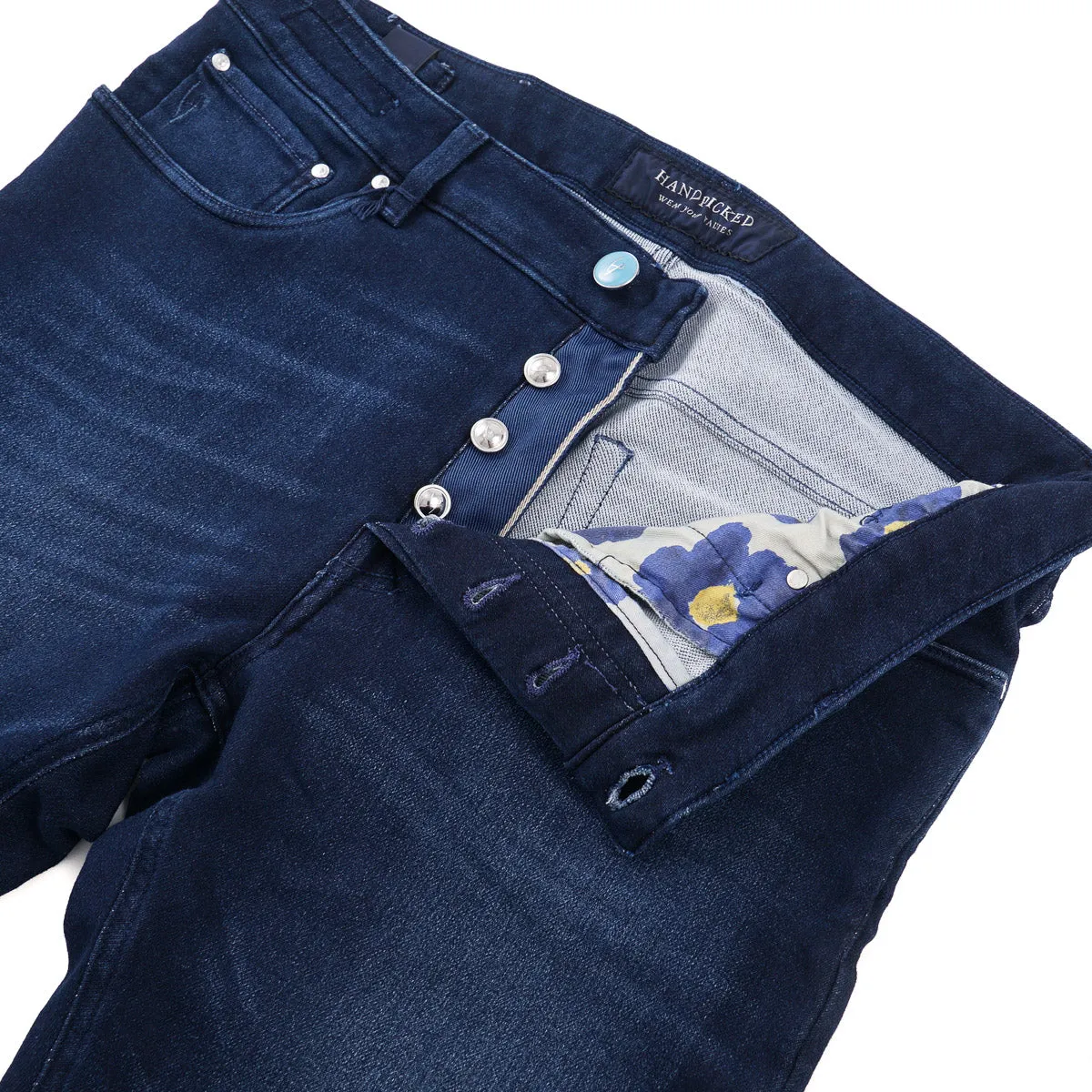 Handpicked Slim-Fit Soft Denim Jeans