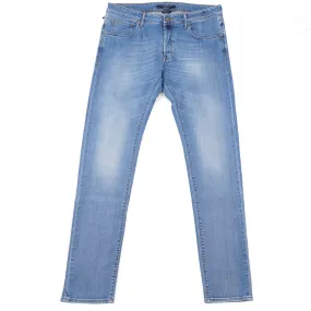 Incotex Slim-Fit Light Blue Denim Jeans