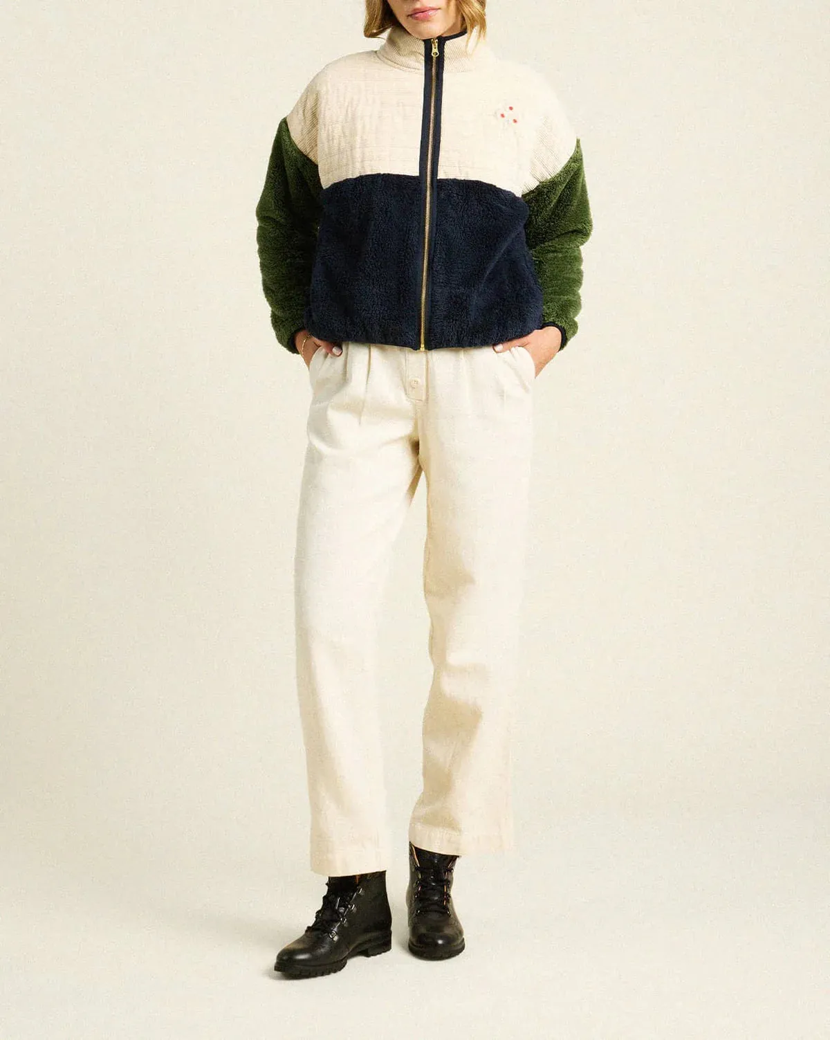Lennox Zip-Up ~ Oat