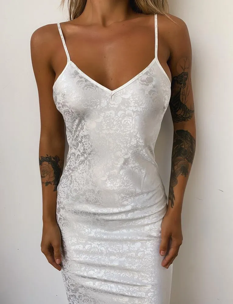 Little Lies Dress - White