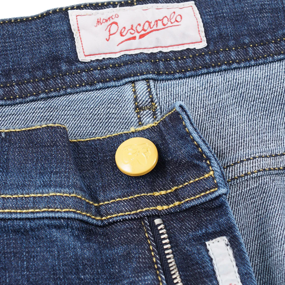 Marco Pescarolo Straight Fit Denim Jeans