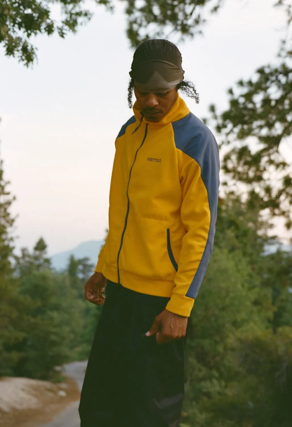 Marmot Better Polar Alpinist Fleece Jacket - Solar / Blue Indigo