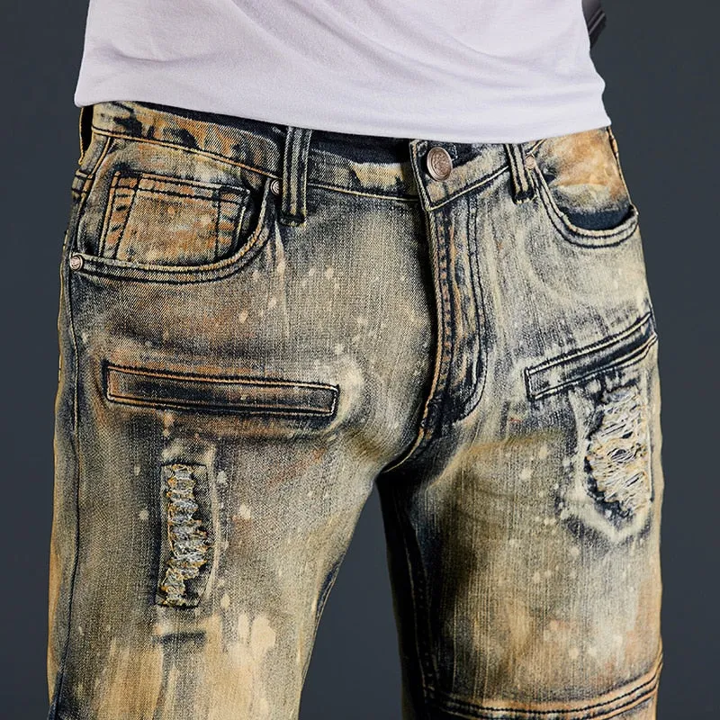 Men's Urban Sunset Designer Denim Jeans