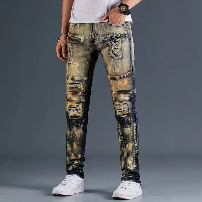 Men's Urban Sunset Designer Denim Jeans