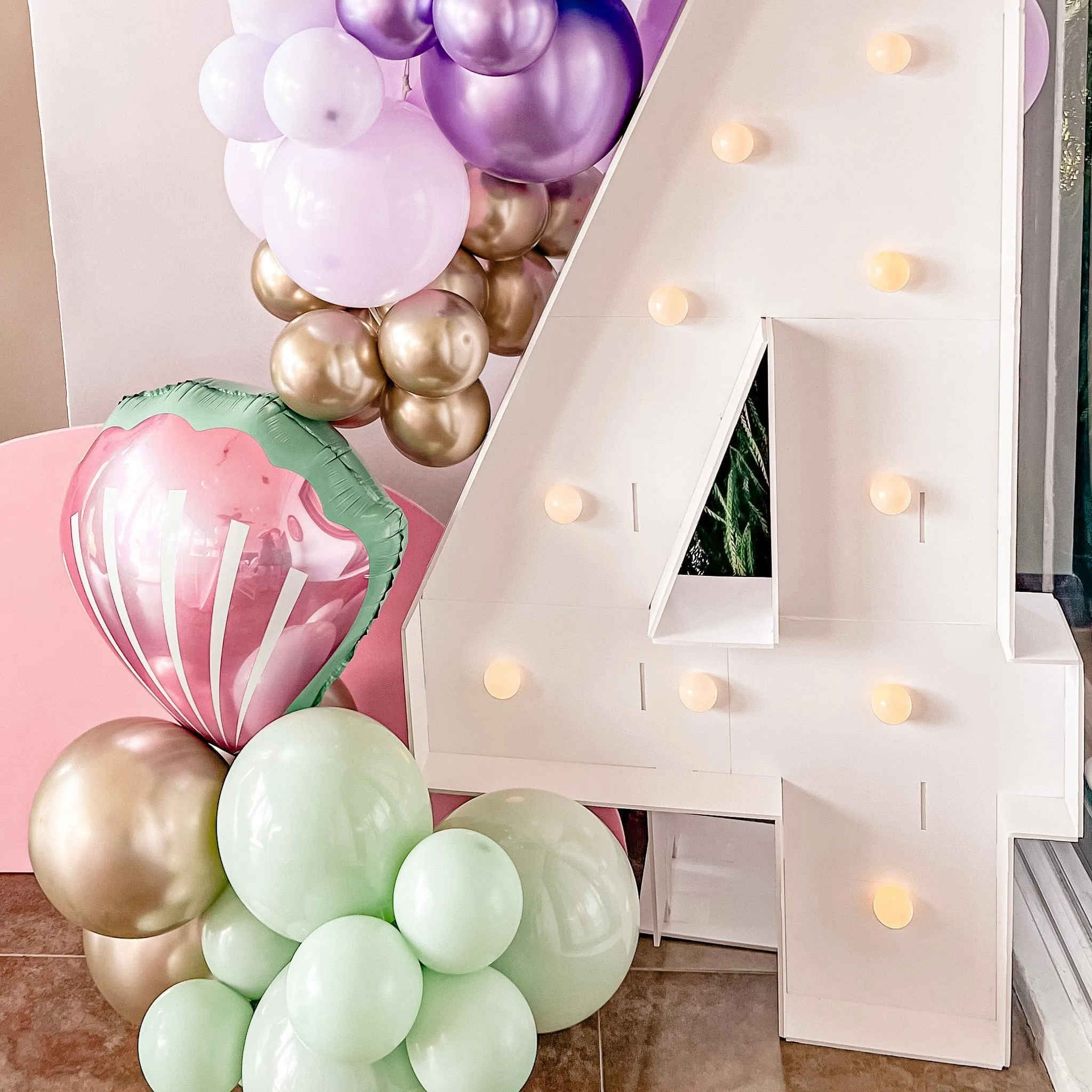 Mermaid Themed Balloon Arch - Balloon Garland Kit