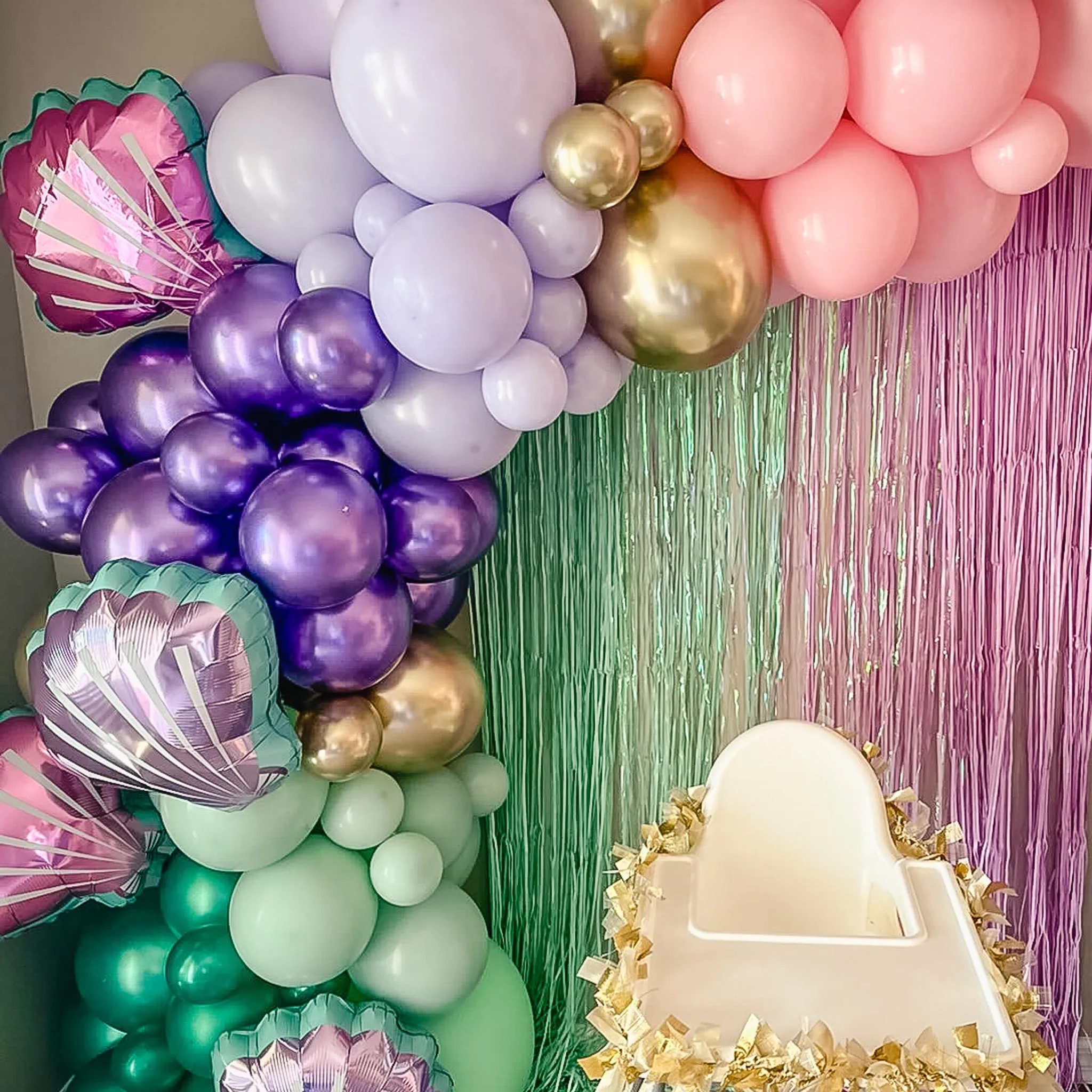 Mermaid Themed Balloon Arch - Balloon Garland Kit