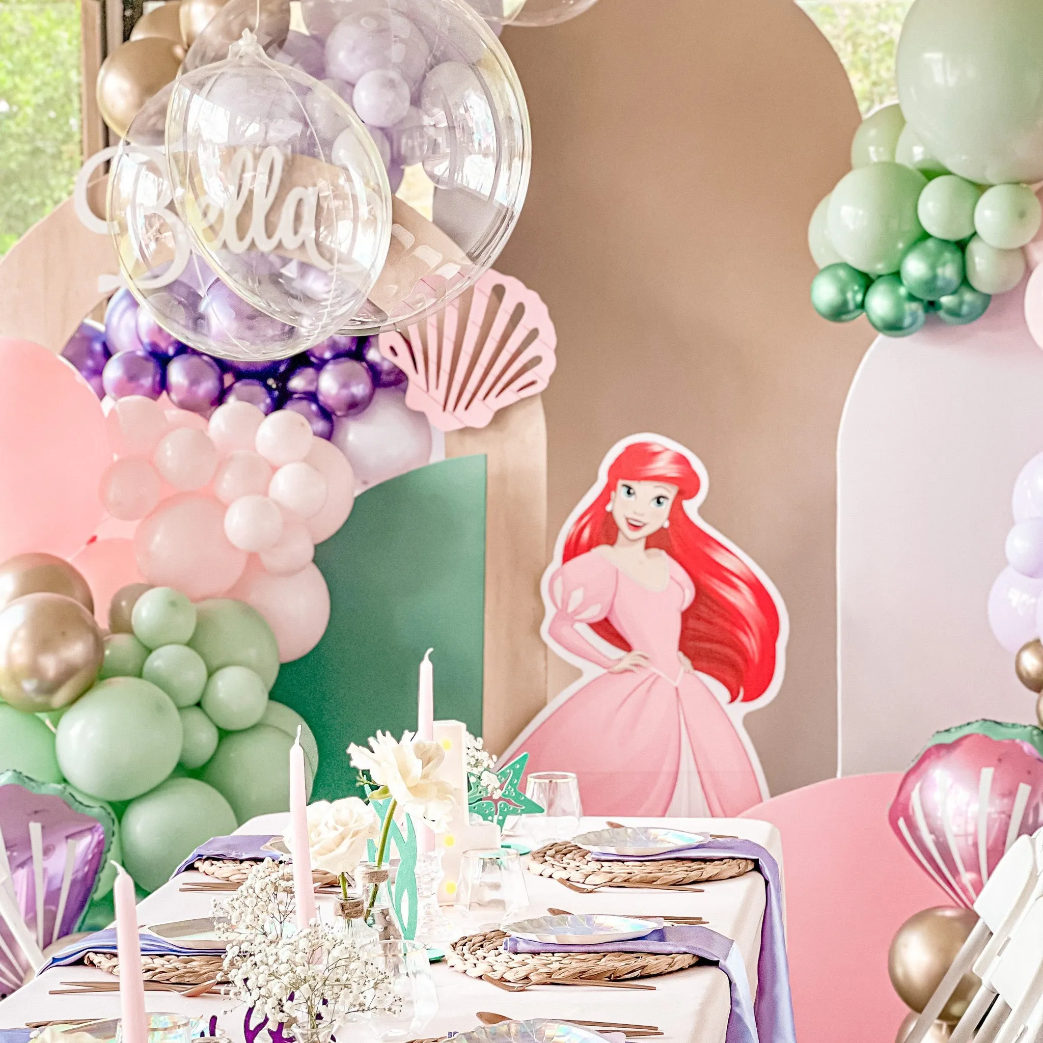 Mermaid Themed Balloon Arch - Balloon Garland Kit