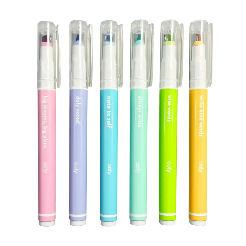 Noted! 2-in-1 Micro Fine Tip Pen & Highlighters