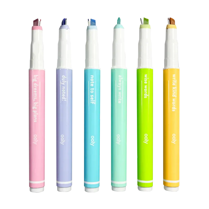 Noted! 2-in-1 Micro Fine Tip Pen & Highlighters