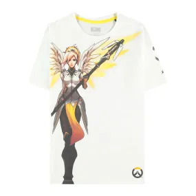 Overwatch Mercy Guardian White T-Shirt
