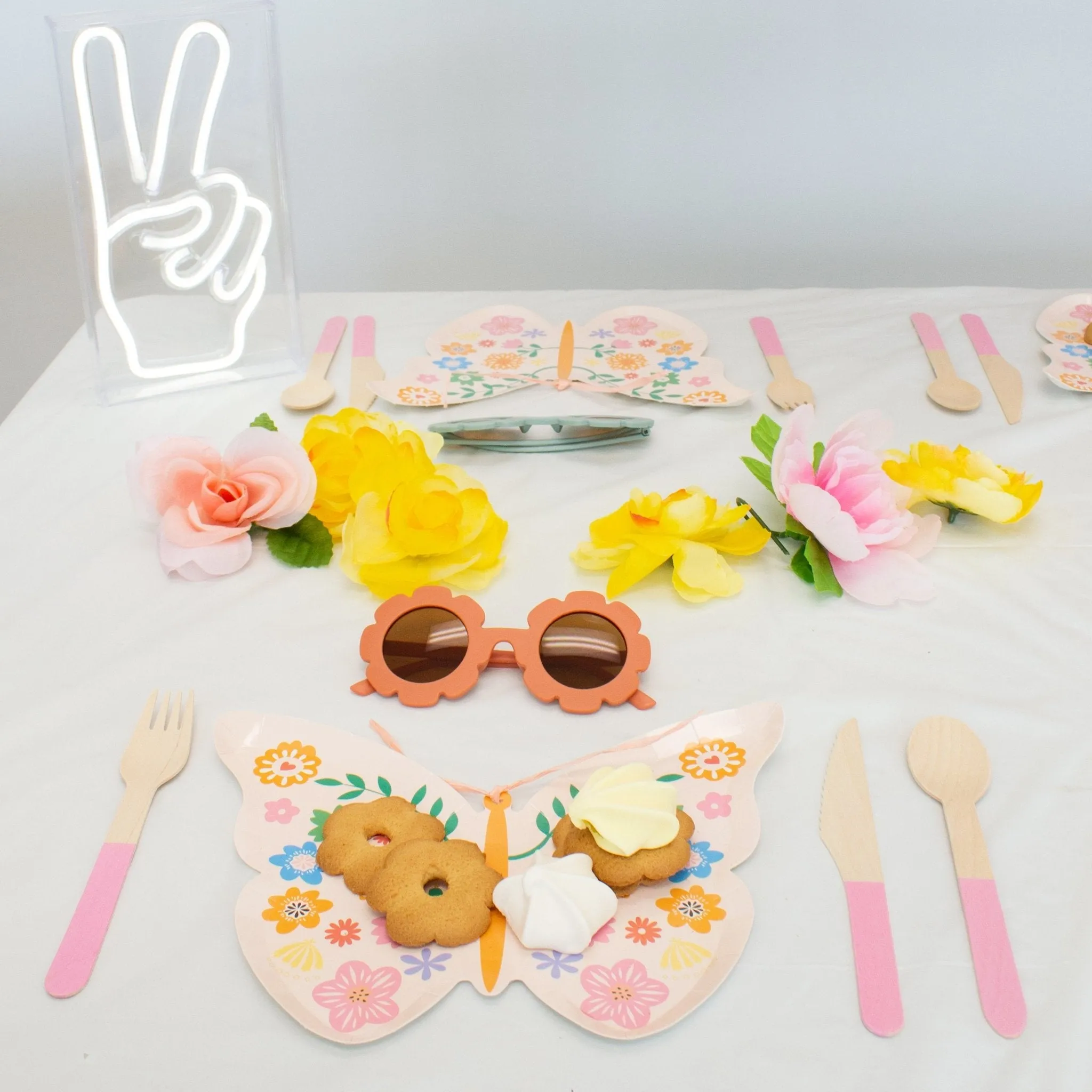 Pastel Pink Wooden Utensils - Spoon, Fork, Knife (Set of 24)