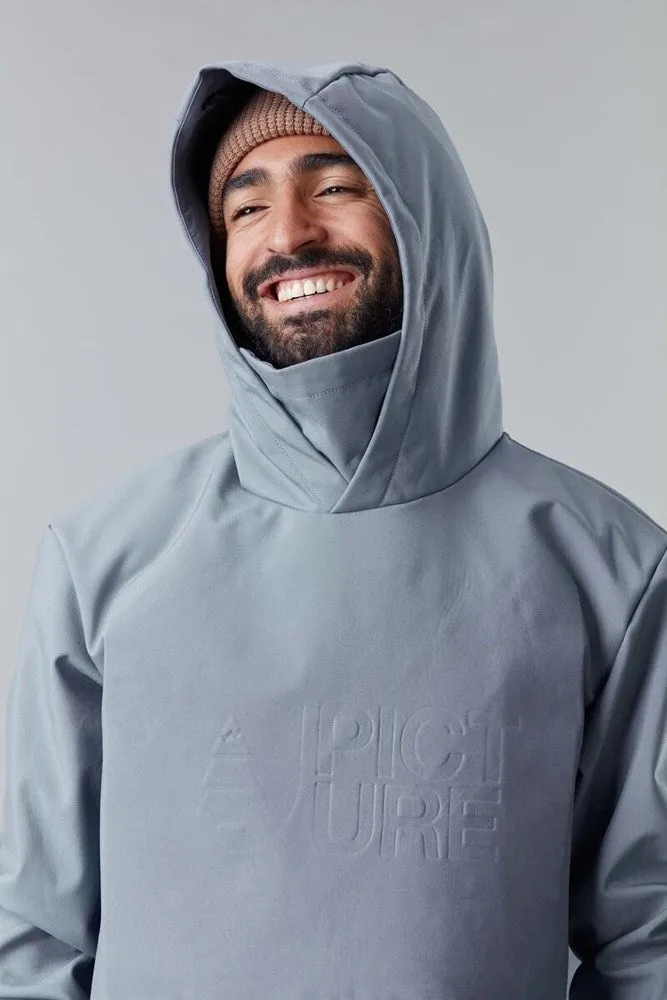 Picture Parker Emboss Riding Hoodie - China Blue