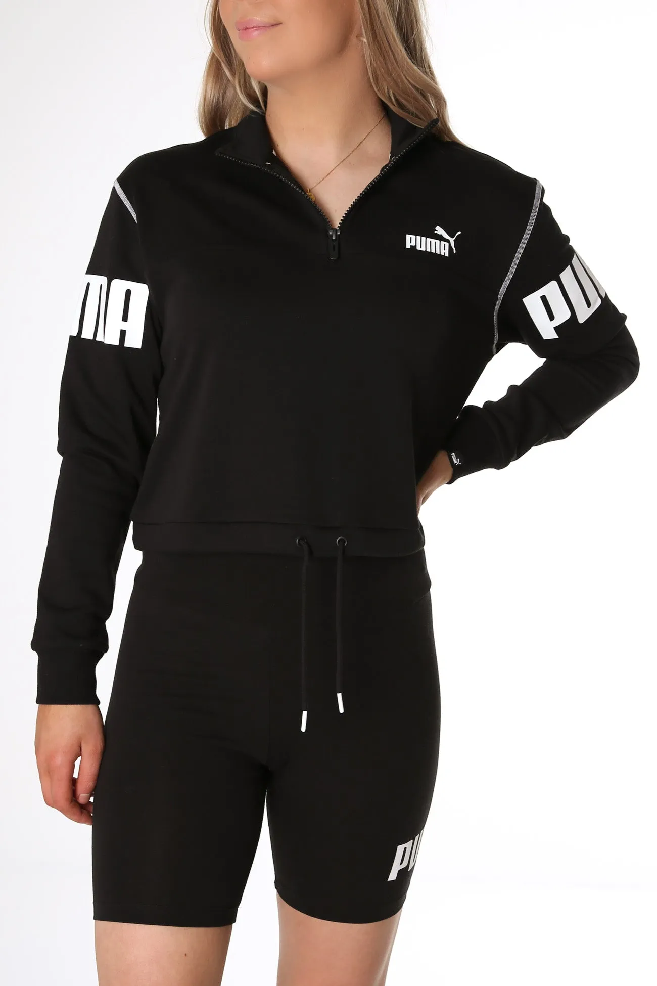 Puma Power Half-Zip Crew Puma Black