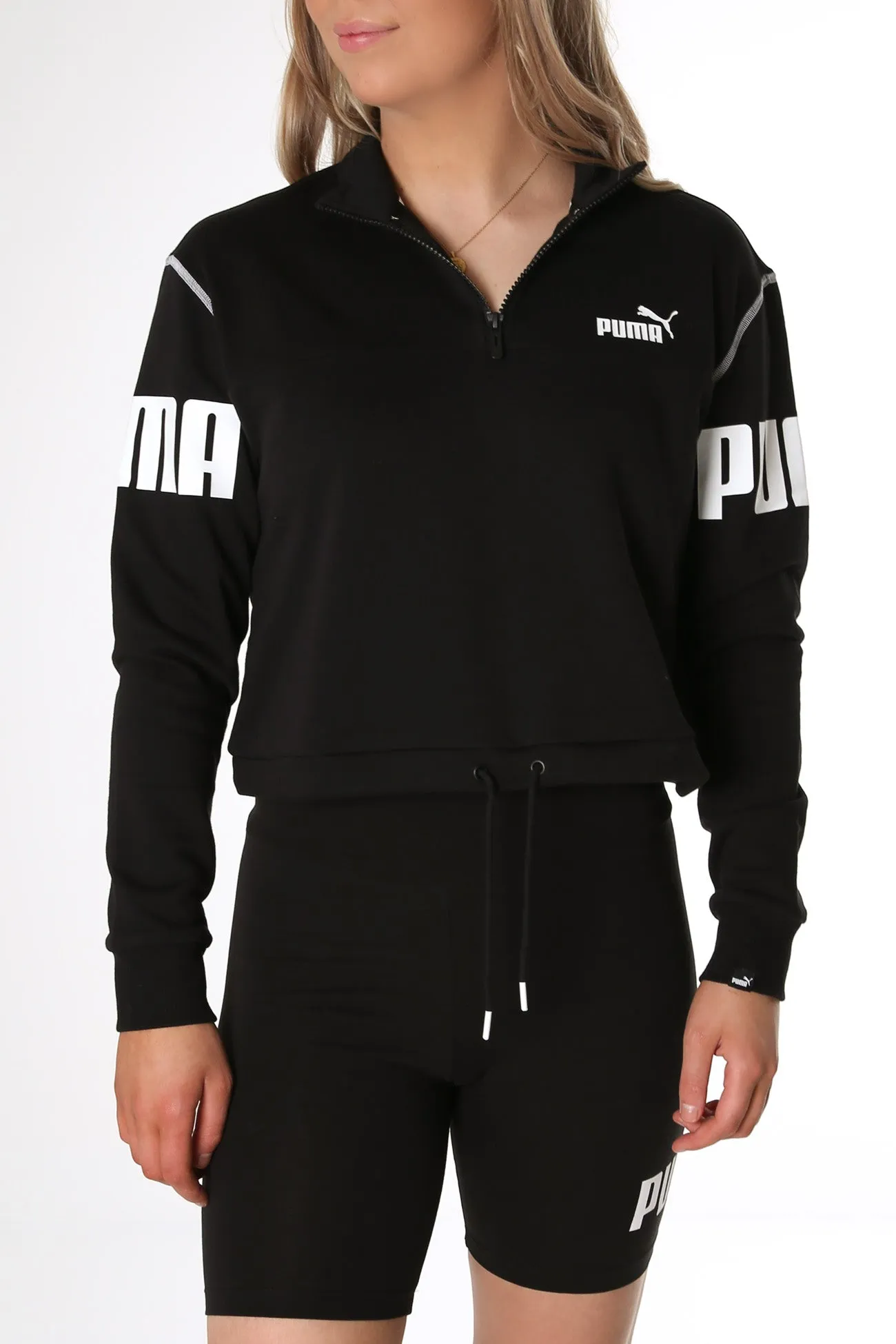 Puma Power Half-Zip Crew Puma Black