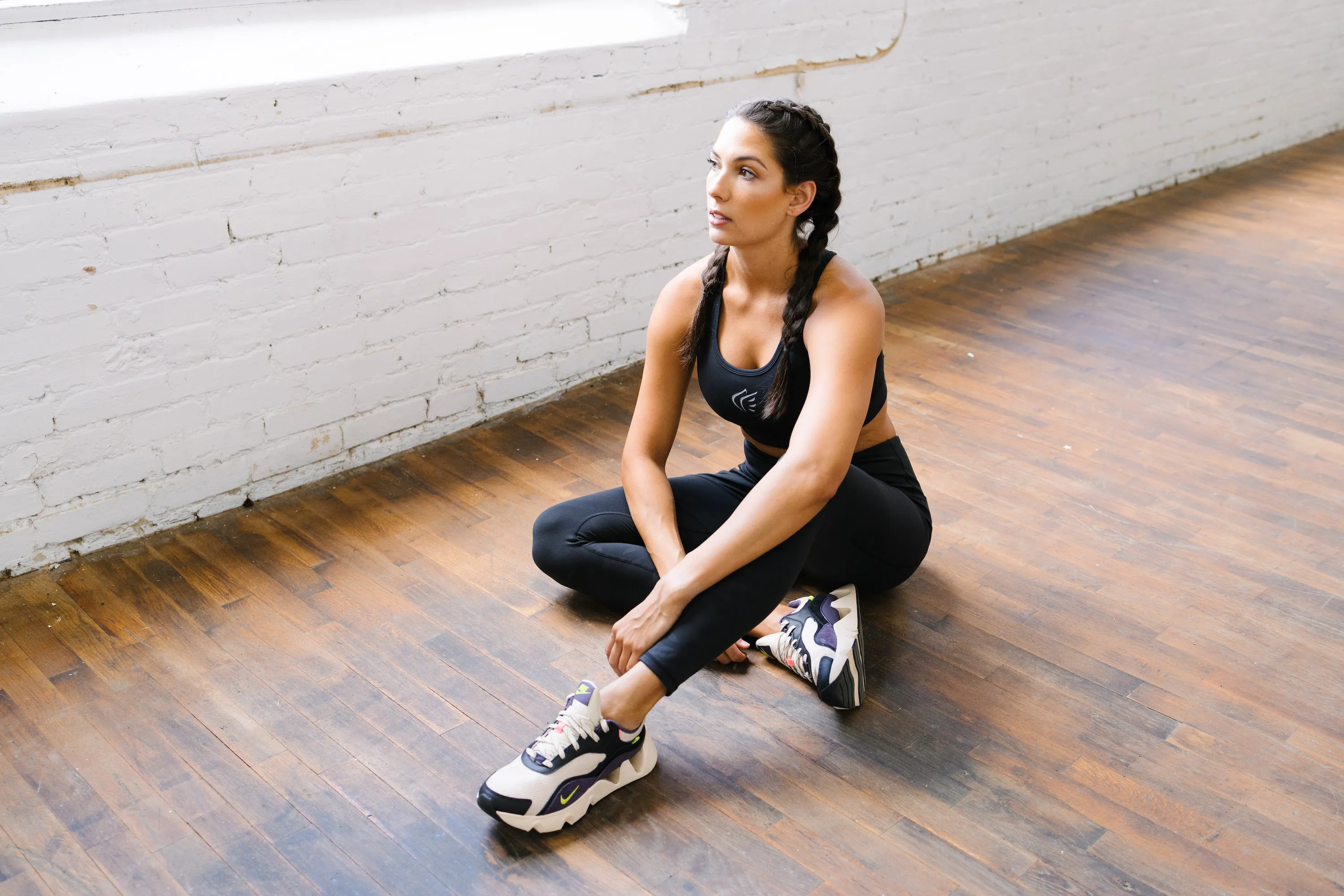 "Be Strong" Camo Sports Bra