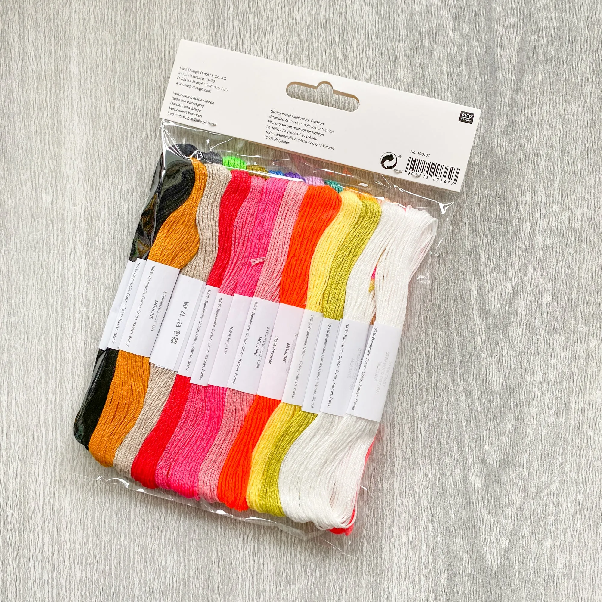 Rico Embroidery Thread Collections 24 Colours