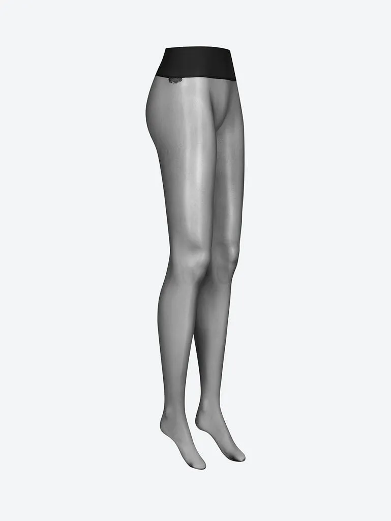 Signature back seam seamless tights