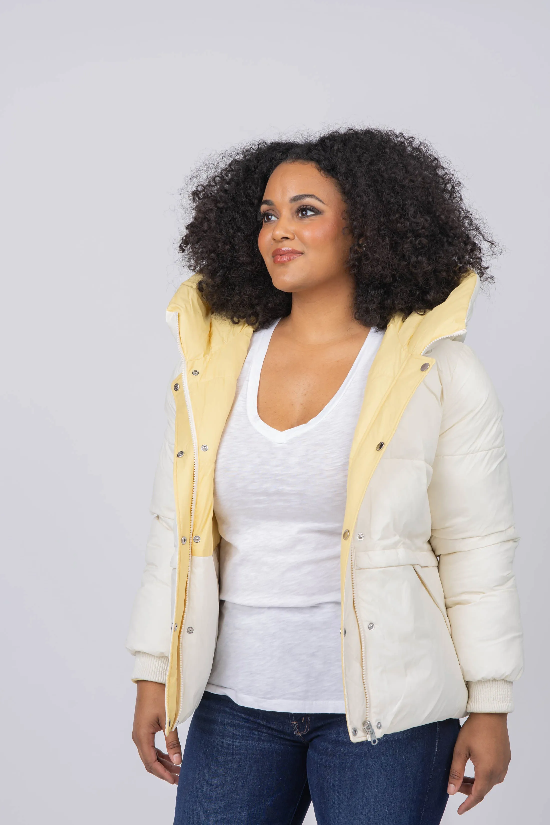 Soia & Kyo Addilyn Jacket in Powder-Beam