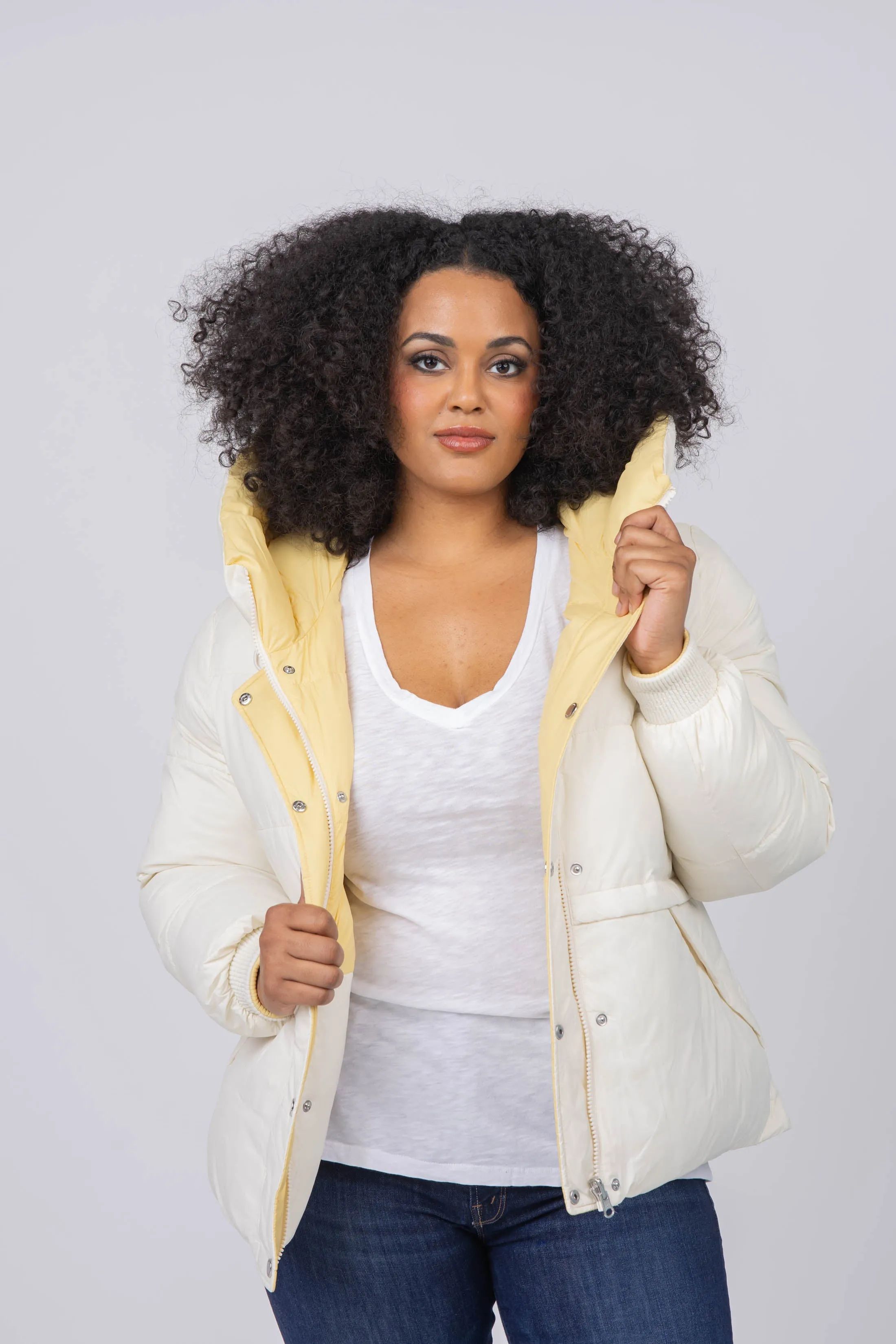 Soia & Kyo Addilyn Jacket in Powder-Beam