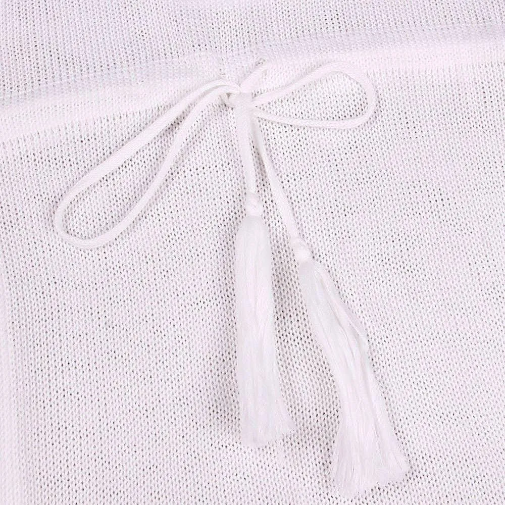 Solid Color Bikini Swimwear Cover Up Dress HL7377