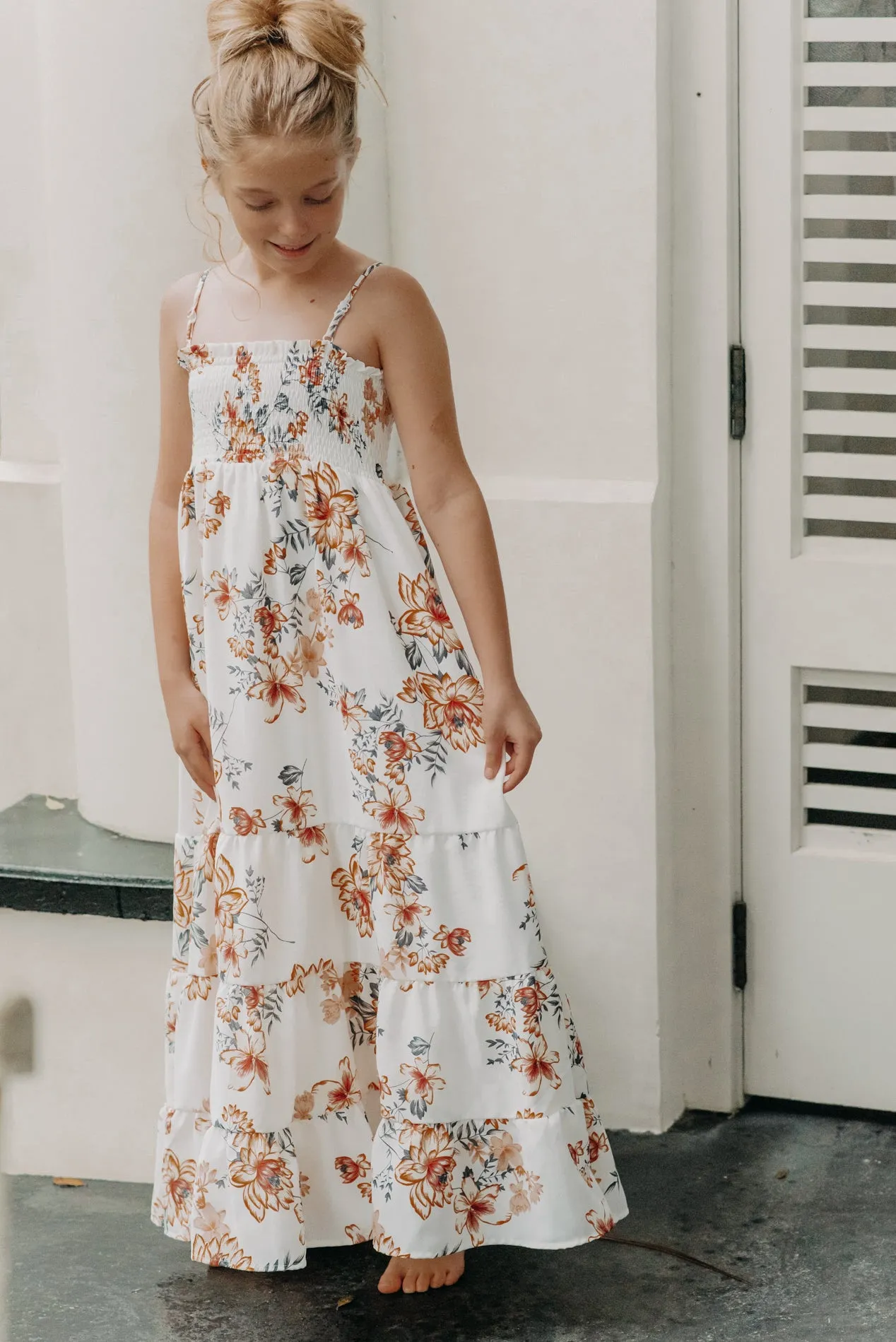Stella Dress (earthy floral)