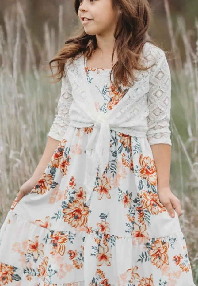 Stella Dress (earthy floral)