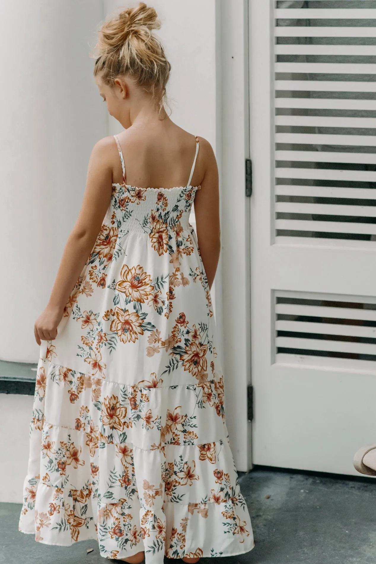 Stella Dress (earthy floral)