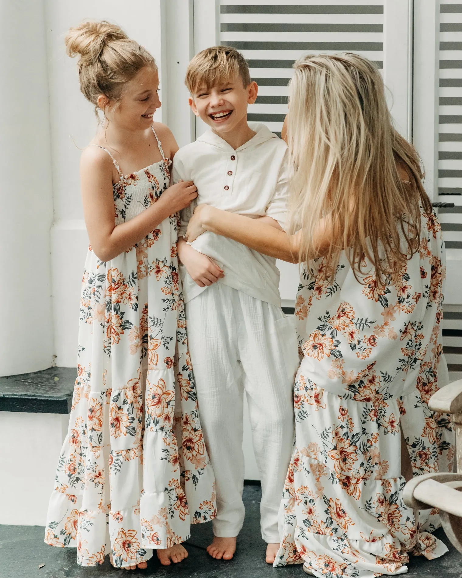 Stella Dress (earthy floral)