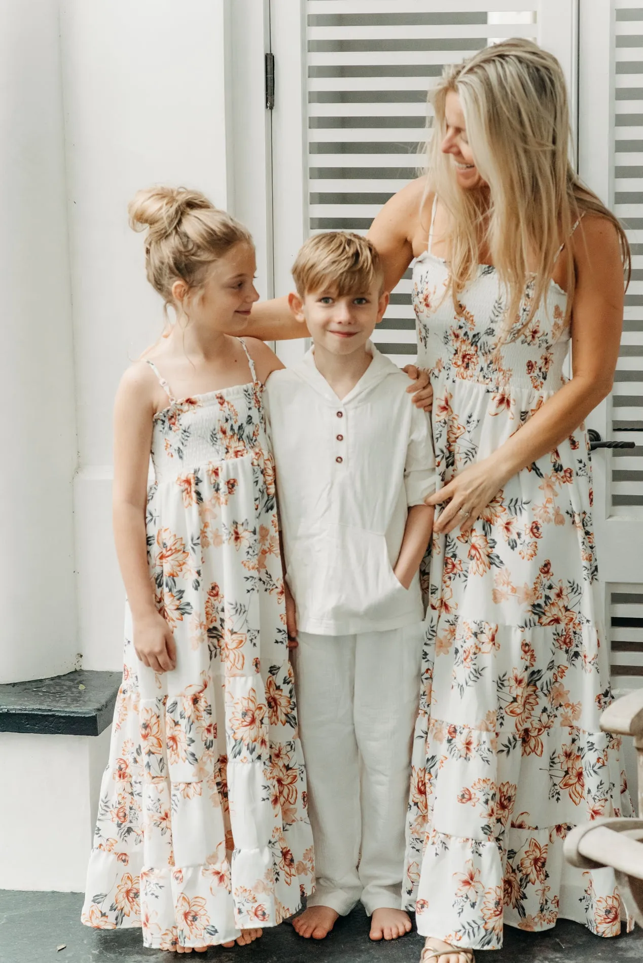 Stella Dress (earthy floral)