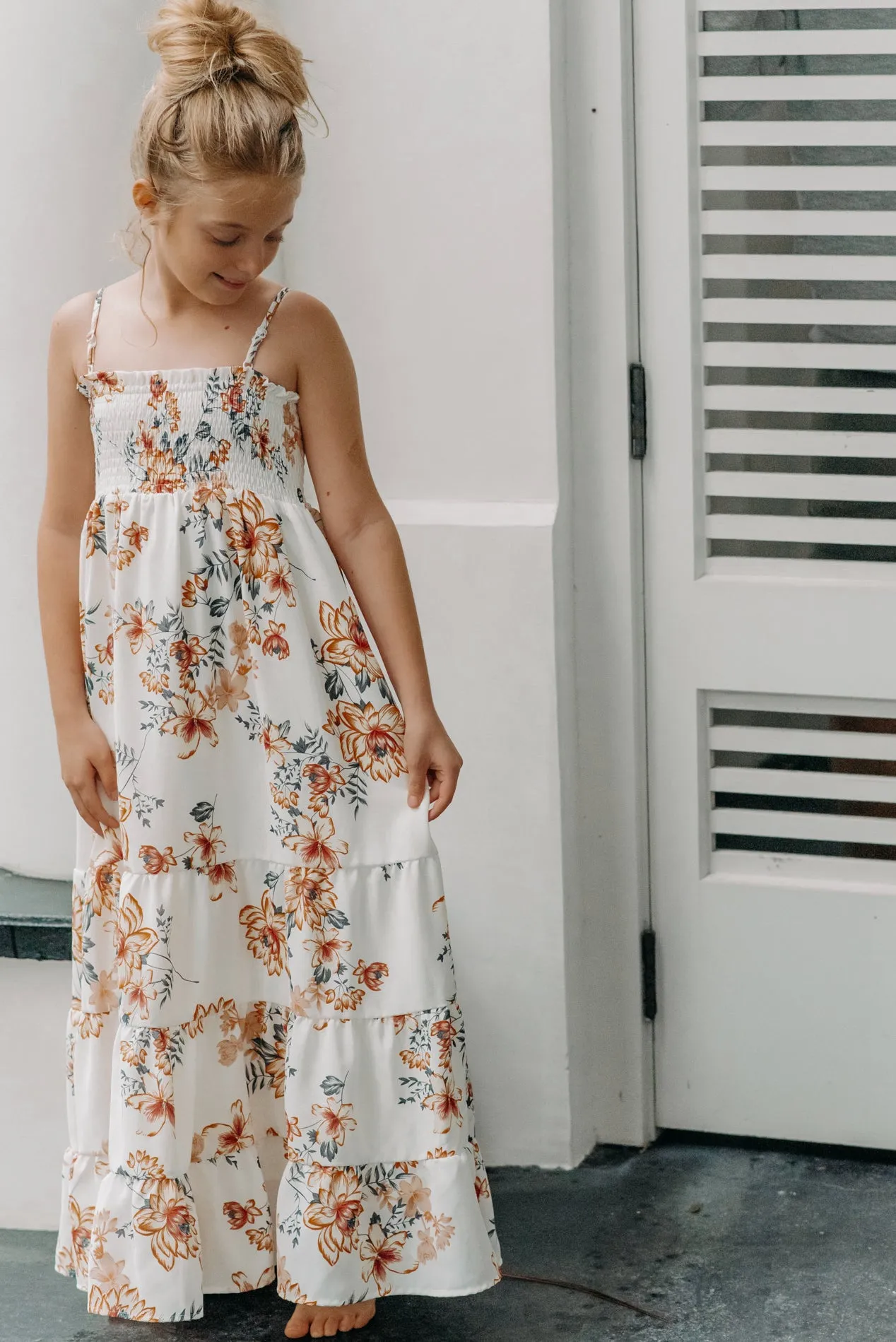 Stella Dress (earthy floral)