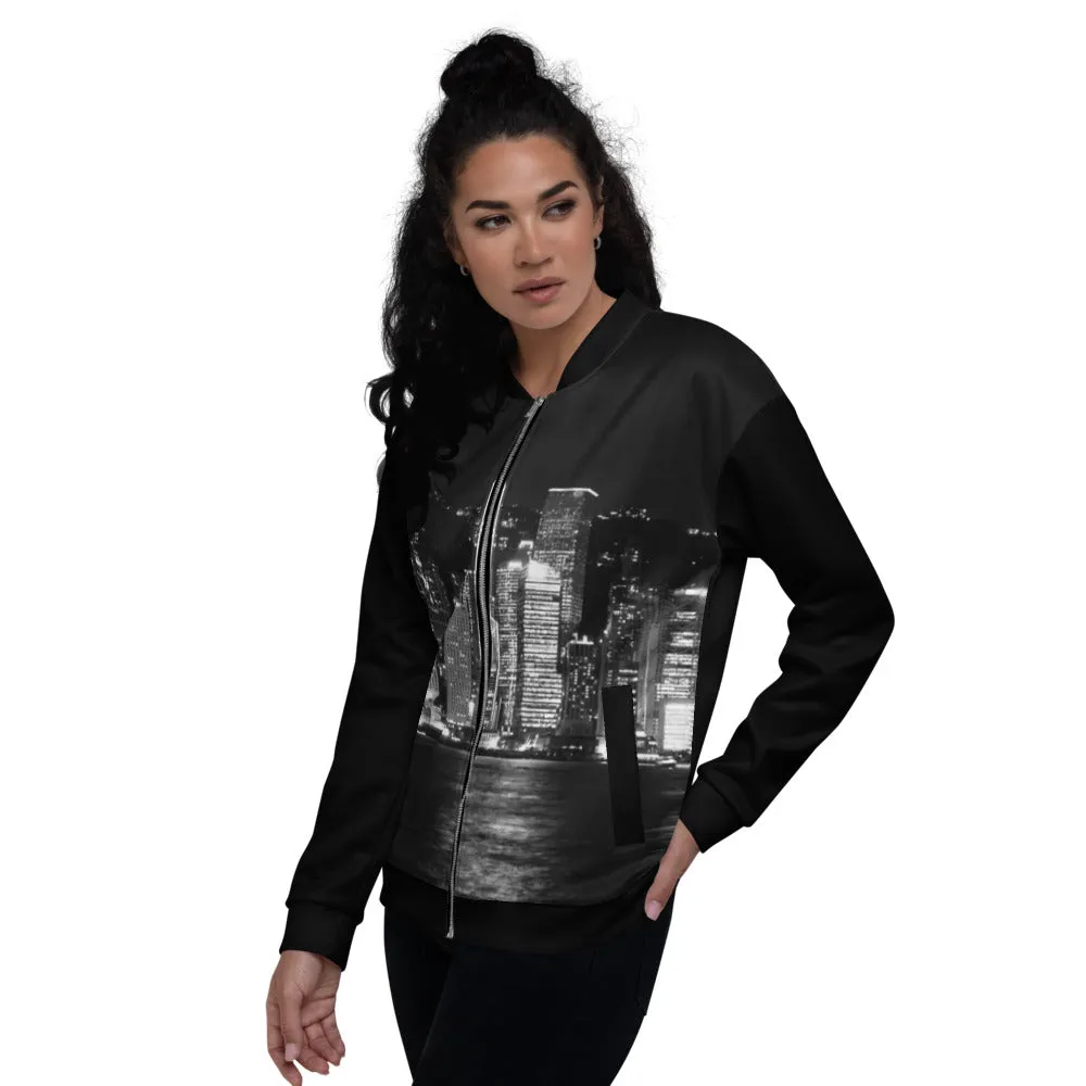 Stunning Cityscape Unisex Bomber Jacket - New York