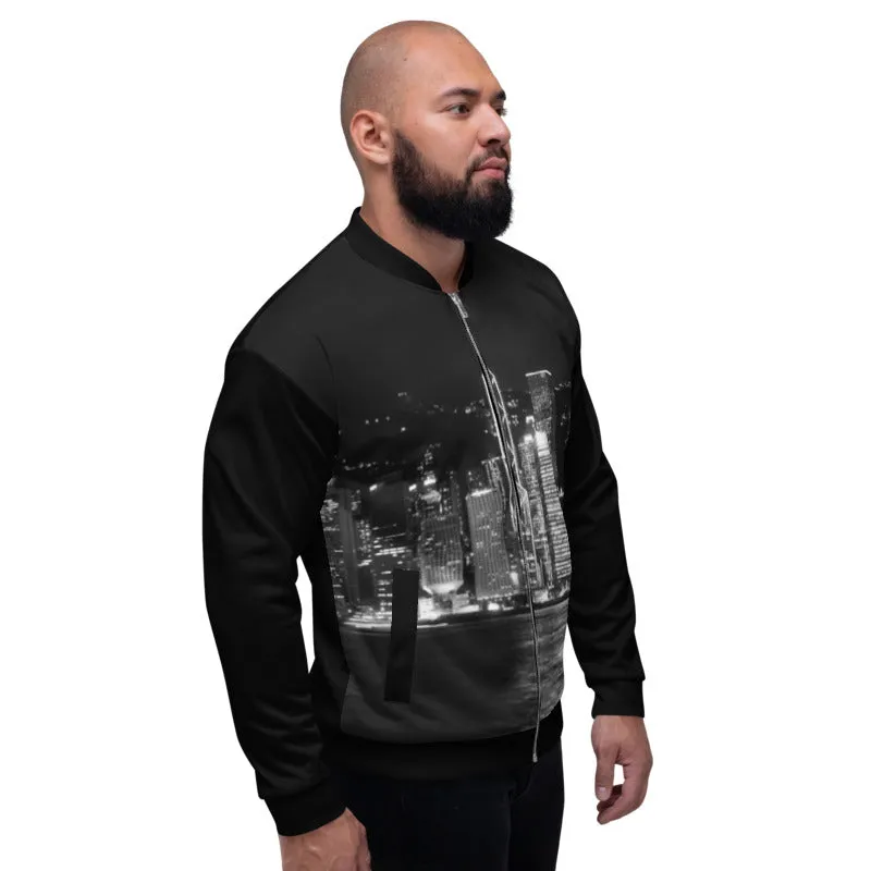 Stunning Cityscape Unisex Bomber Jacket - New York