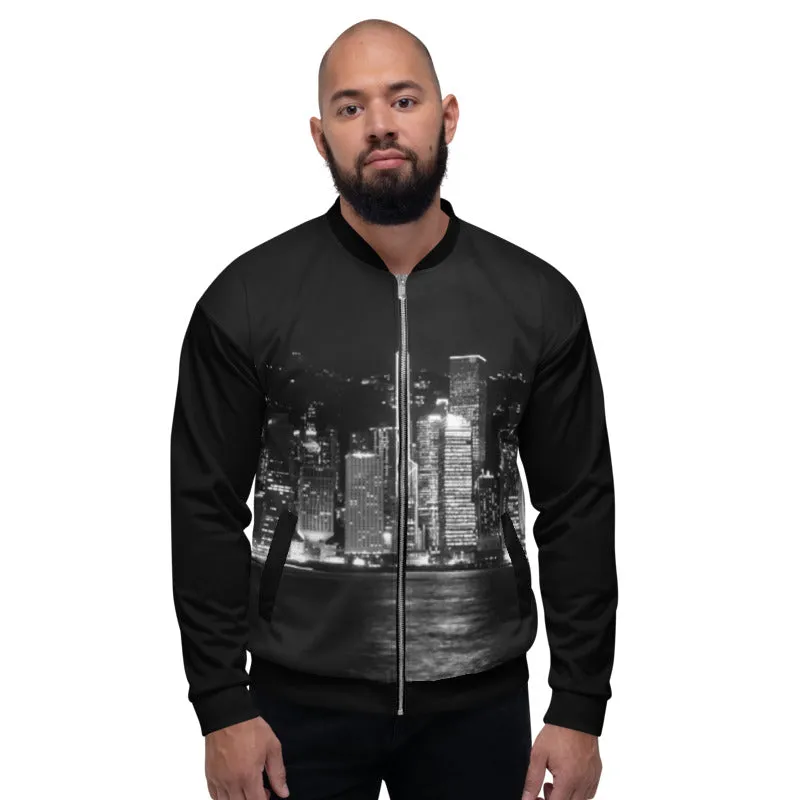 Stunning Cityscape Unisex Bomber Jacket - New York