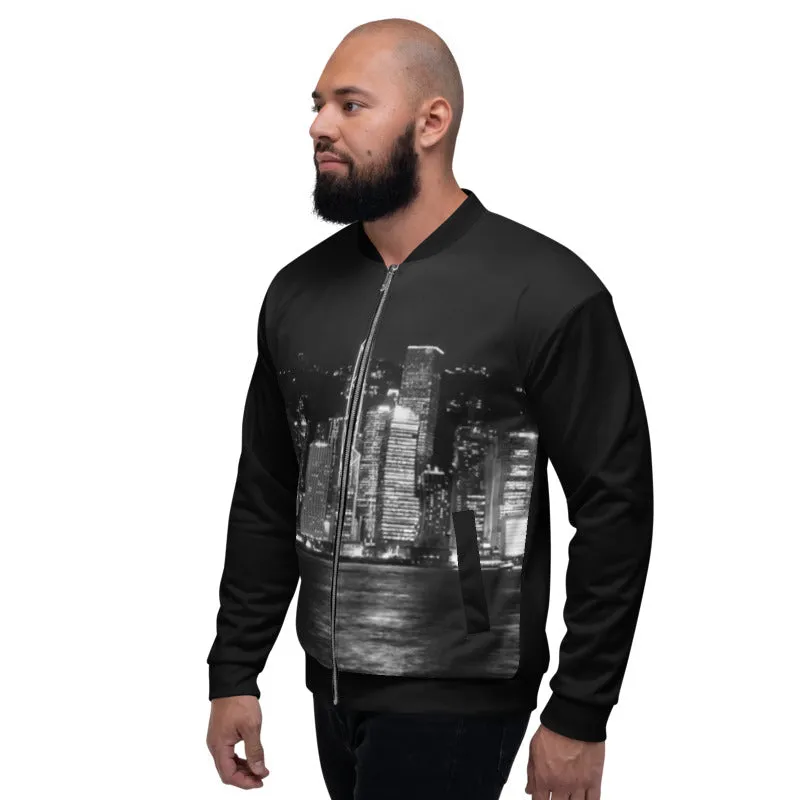 Stunning Cityscape Unisex Bomber Jacket - New York
