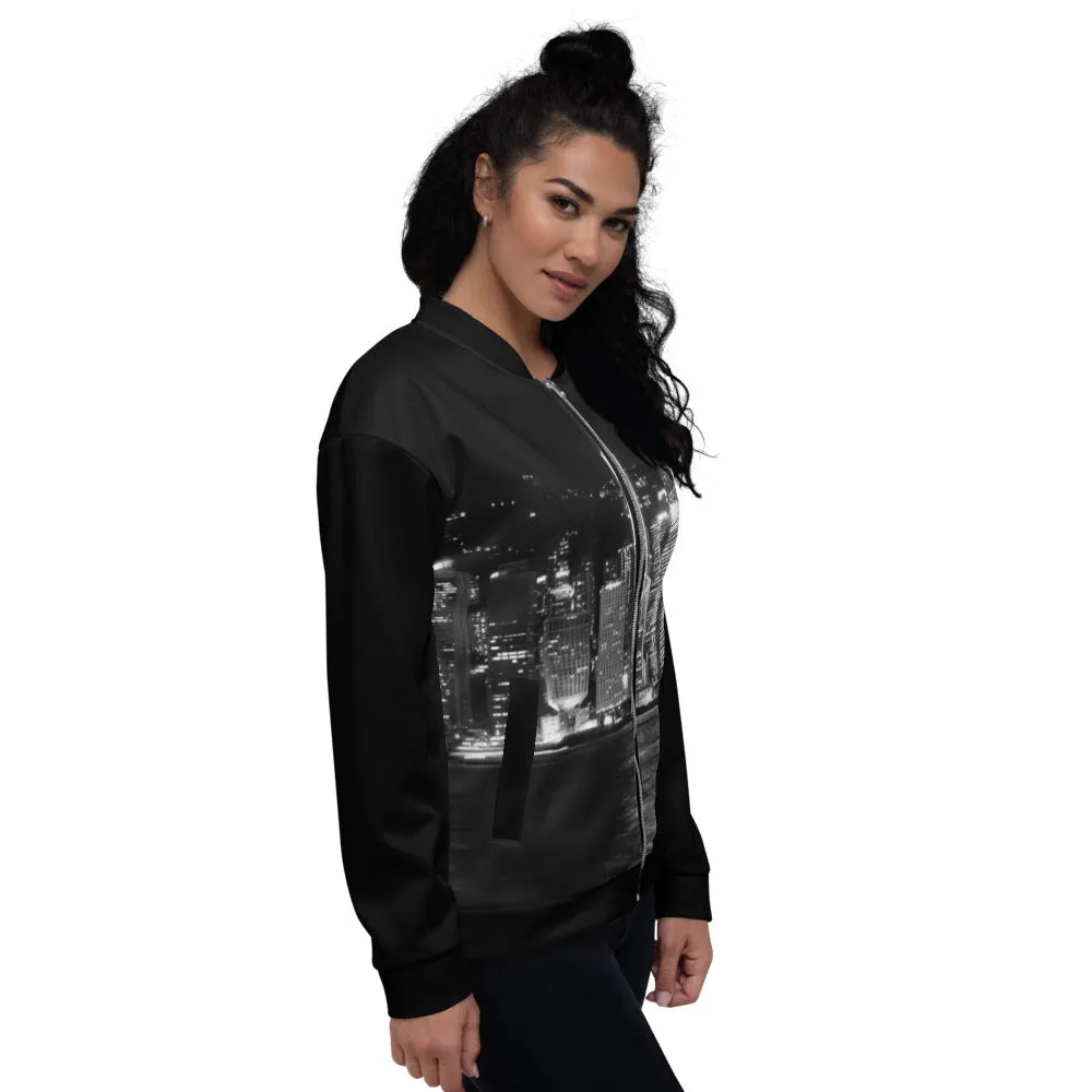 Stunning Cityscape Unisex Bomber Jacket - New York