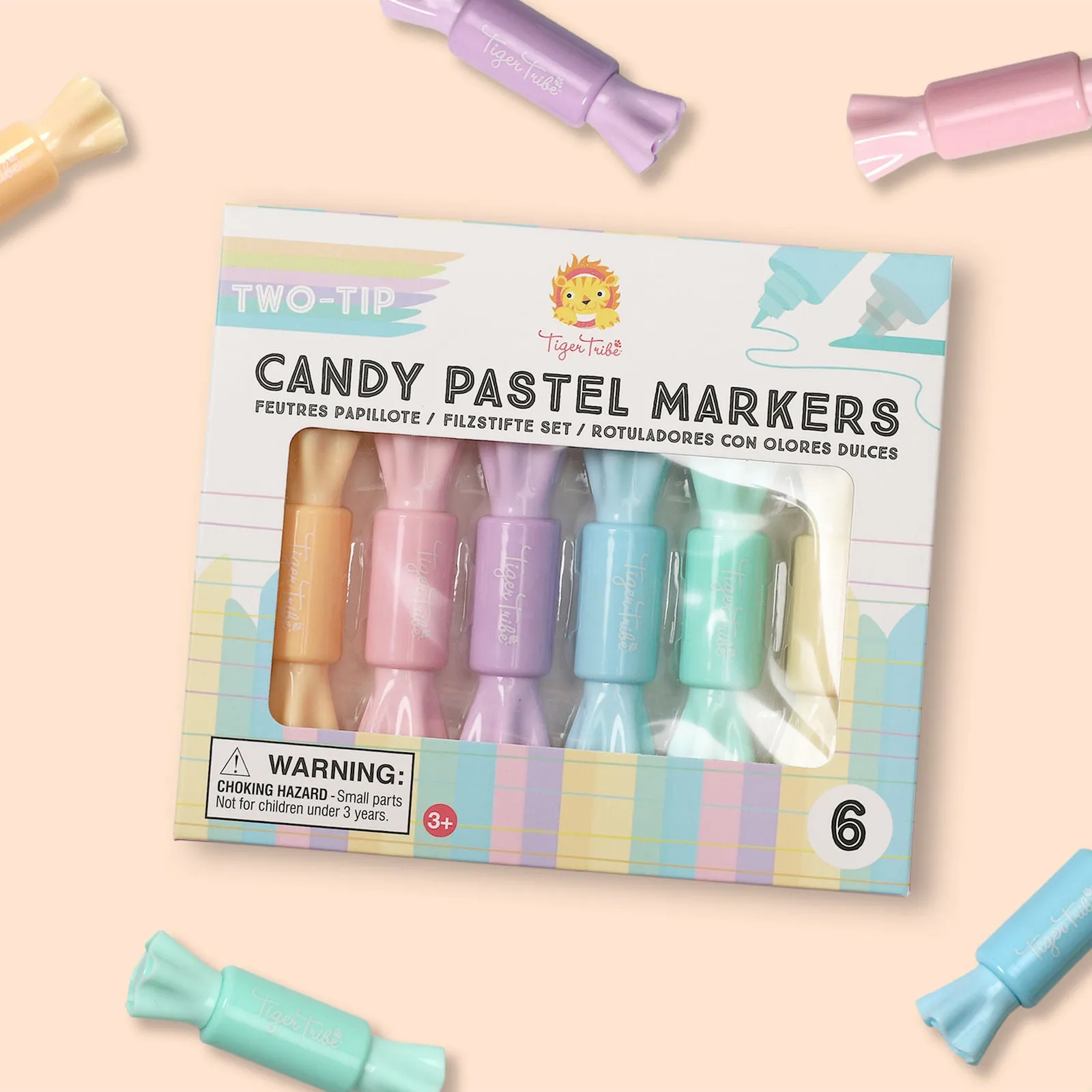 Two - Tip Candy Pastel Markers